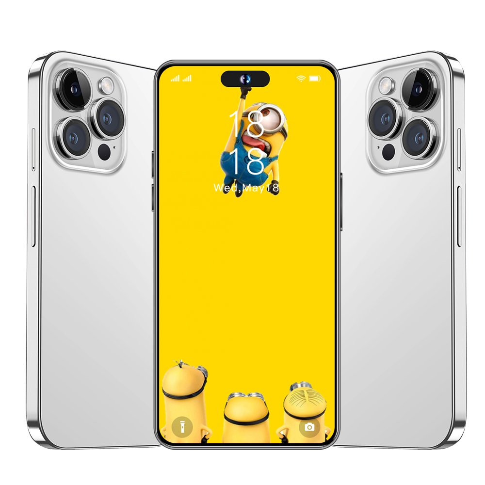 Global Version PHONE14 PRO MAX Original 16GB+1TB 48MP+108MP Face Unlock Dual SIM Card Cell Gaming Phone 5G Smart Mobile Phones